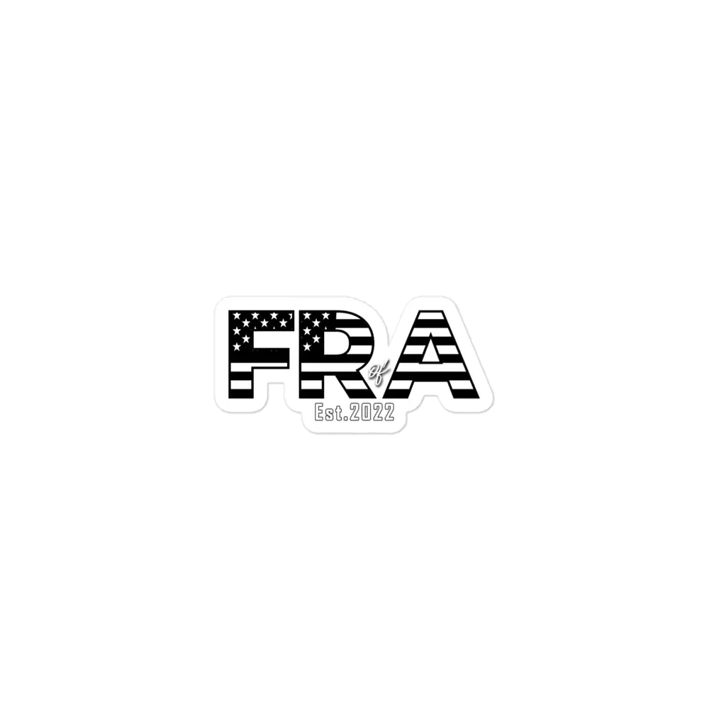 FRA 2022 Sticker B&W