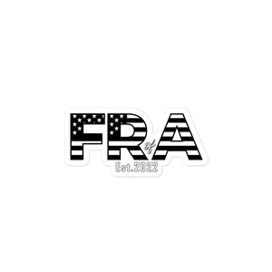 FRA 2022 Sticker B&W, additional view 2